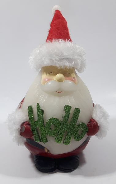 Santa Claus HoHo 6" Tall Wax Figure (Not Tested - Batteries Dead)