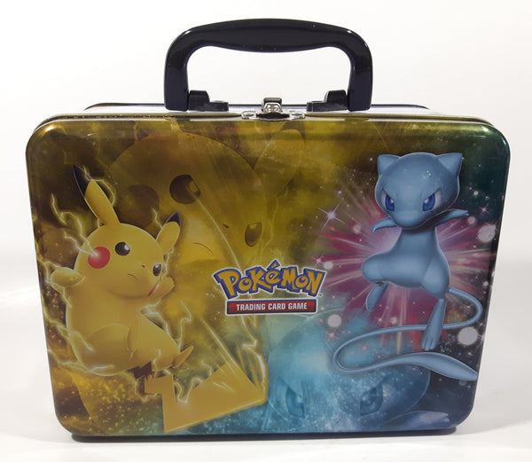 2017 Pokemon Trading Card Game Tin Metal Lunch Box EMPTY 2017 Pokemon Trading Card Game Tin Metal Lunch Box EMPTY