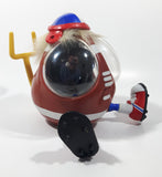 1999 Playmates Ooglies Gridiron Football Shaped 5 1/2" Tall Light Up Eyes Animated Moving Shaking Sound Making Toy Figure
