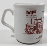 Vintage MF Massey Ferguson Your Business Machines Avenue Farm Machinery British Columbia 3 3/4" Tall Ceramic Coffee Mug Cup