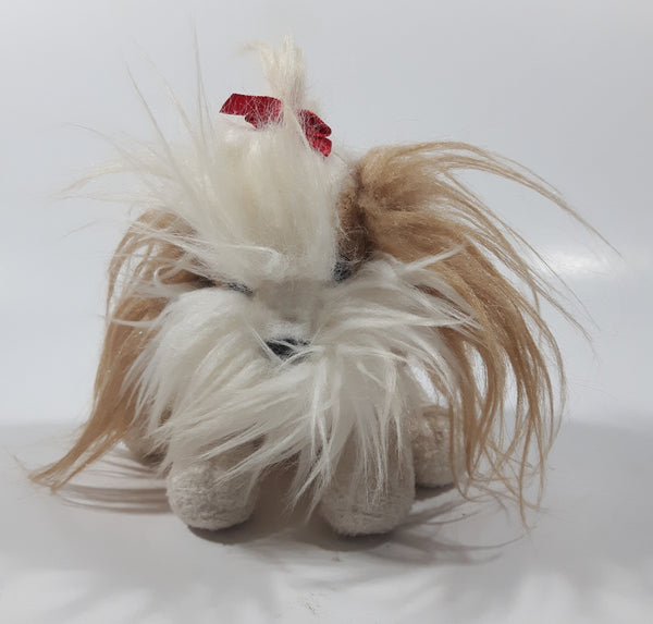 Russ Berrie Yorkshire Terrier Dog 5 1/2" Long Stuffed Animal Plush Toy