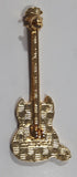 Hard Rock Cafe Nashville Black Cowboy Boot Red Gibson Guitar Shaped 2 1/4" Long Enamel Metal Pin