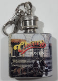 2007 CBS Studios Cheers Boston Television Show Miniature Pocket Flask Key Chain Clip