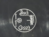 Rare Abstract Spirits Co. Oliver's Peach Schnapps Sambardi Sambuca Coco's creme de cacao Black 13" Hard Plastic Beverage Serving Tray