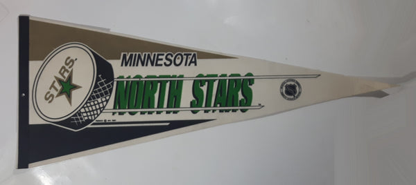 1991 Minnesota North Stars NHL Ice Hockey Team Full Size 30" Long Felt Pennant