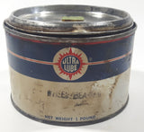 Vintage Ultra Lube Wheel Bearing Grease Net Weight 1 Pound 4 1/8" Metal Can