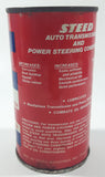 Vintage Steed Auto Transmission And Power Steering Conditioner 11 Fl. Oz. 4 3/4" Metal Can Full Never Opened