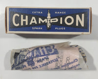 Vintage Champion Extra Range Spark Plugs Guaranteed Dependable J-12 Formerly J-4 14 MM 13/16" Hex Spark Plug In Box