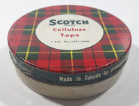 Vintage Scotch Brand Cellulose Tape Tin Metal Container