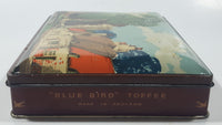 Vintage Late 1940s Harry Vincent Ltd. "Blue Bird" Toffee Tin Metal Container