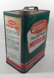 Vintage Wearwell Pure Full Bodied Motor Oil 11 1/2" Tall 2 U.S. Gallons Tin Metal Container