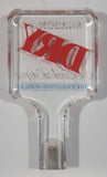 Vintage Molson Special Dry 4 3/4" Clear Acrylic Beer Tap Handle Pull