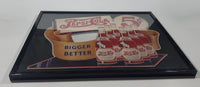 Vintage Style 1991 Pepsico Pepsi Cola Bigger Better 5 Cents Cardboard Advertising Sign in 11 3/8" x 14 3/8" Black Frame