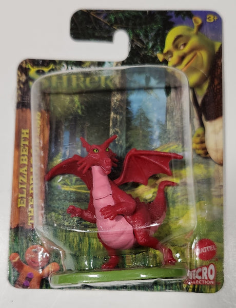 2021 Mattel DreamWorks Micro Collection Shrek Elizabeth The Dragoness 2" Tall Toy Figure New in Package