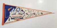 1999 CFL Eighty Seventh Grey Cup Vancouver Team Full Size 30" Long Felt Pennant