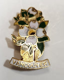 Vancouver Dogwood Flower Themed 5/8" x 1" Enamel Metal Pin