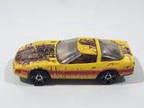 2006 Hot Wheels 1980 Corvette Yellow Die Cast Toy Car Vehicle