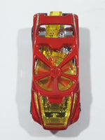 2006 Hot Wheels First Editions Mega Thrust Night Burner Red Die Cast Toy Race Car Vehicle