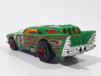2010 Hot Wheels Demolition Derby Jack Hammer Green Die Cast Toy Car Vehicle