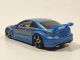 2008 Hot Wheels Web Trading Cars AMG Mercedes CLK DTM Metalflake Light Blue Die Cast Toy Car Vehicle