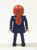 1997 Geobra Playmobil Woman Police Officer 2 7/8" Tall Toy Figure