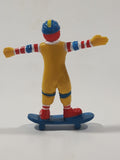 2004 McDonald's Ronald McDonald Skateboarding 3 1/2" Tall Toy Figure