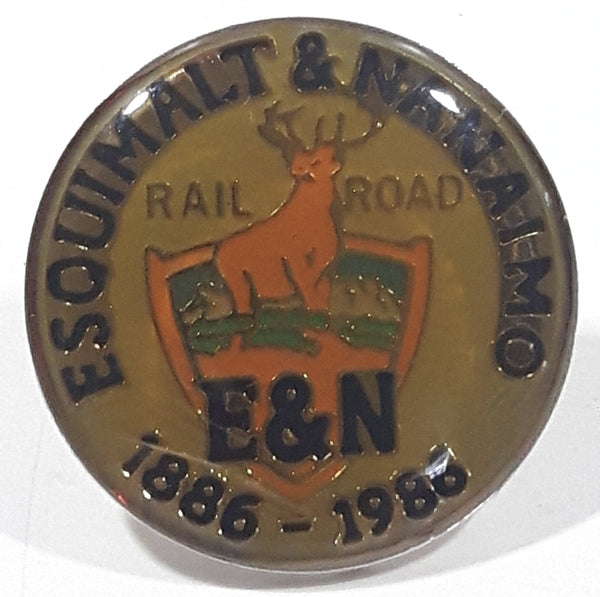 1186-1986 E&N Rail Road Esquimalt & Nanaimo Metal Lapel Pin