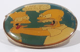 1990 20th Century Fox Film Corp The Simpsons Bart and Homer Why You Little --! Metal Lapel Pin
