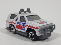 Vintage Golden Wheels Pepsi SUV White Die Cast Toy Car Vehicle