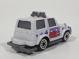 Vintage Golden Wheels Pepsi Jeep White Die Cast Toy Car Vehicle