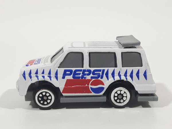 Vintage Golden Wheels Pepsi Van with Spoiler White Die Cast Toy Car Vehicle