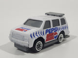 Vintage Golden Wheels Pepsi Van with Spoiler White Die Cast Toy Car Vehicle