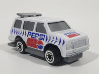 Vintage Golden Wheels Pepsi Van with Spoiler White Die Cast Toy Car Vehicle