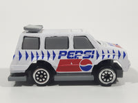 Vintage Golden Wheels Pepsi Van with Spoiler White Die Cast Toy Car Vehicle