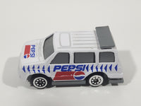 Vintage Golden Wheels Pepsi Van with Spoiler White Die Cast Toy Car Vehicle