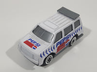 Vintage Golden Wheels Pepsi Van with Spoiler White Die Cast Toy Car Vehicle