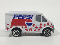 Vintage Golden Wheels Pepsi Delivery Van White Die Cast Toy Car Vehicle