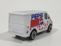 Vintage Golden Wheels Pepsi Delivery Van White Die Cast Toy Car Vehicle