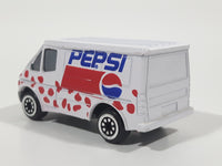 Vintage Golden Wheels Pepsi Delivery Van White Die Cast Toy Car Vehicle