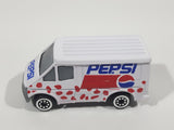 Vintage Golden Wheels Pepsi Delivery Van White Die Cast Toy Car Vehicle