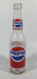 Vintage Pepsi Cola Long Neck 9" Tall 355mL Clear Glass Bottle