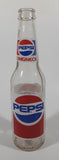 Vintage Pepsi Cola Long Neck 9" Tall 355mL Clear Glass Bottle