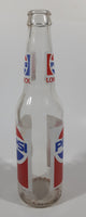 Vintage Pepsi Cola Long Neck 9" Tall 355mL Clear Glass Bottle