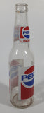 Vintage Pepsi Cola Long Neck 9" Tall 355mL Clear Glass Bottle