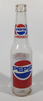 Vintage Pepsi Cola Long Neck 9" Tall 355mL Clear Glass Bottle