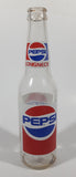 Vintage Pepsi Cola Long Neck 9" Tall 355mL Clear Glass Bottle