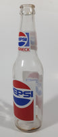 Vintage Pepsi Cola Long Neck 9" Tall 355mL Clear Glass Bottle