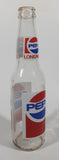 Vintage Pepsi Cola Long Neck 9" Tall 355mL Clear Glass Bottle