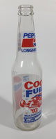 Vintage Pepsi Cola Long Neck '93 Molson Indy Vancouver A1 Pacific Place  Cool Fuel 9" Tall 355mL Clear Glass Bottle