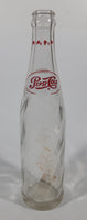 Vintage 1960s Pepsi Cola 10 Fl Oz 9 1/2" Tall  Glass Beverage Bottle